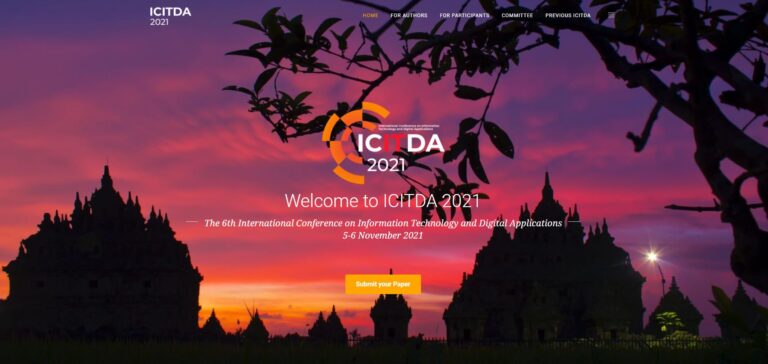 ICITDA 2021: International Conference on Information Technology and Digital Applications 2021